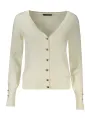 GUESS JEANS Damen Strickjacke Weiß mieten | Flex-Fashion