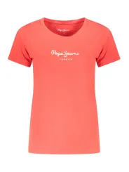 Pepe Jeans Damen T-Shirt Rot mieten | Flex-Fashion Verleih