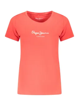 Pepe Jeans Damen KURZARM-T-SHIRT Rot | online kaufen