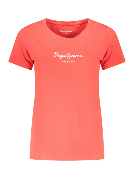 Pepe Jeans Damen T-Shirt Rot mieten | Flex-Fashion Verleih