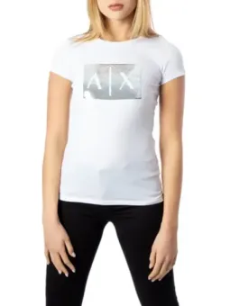 Weißes A|X T-Shirt, schwarze Hose