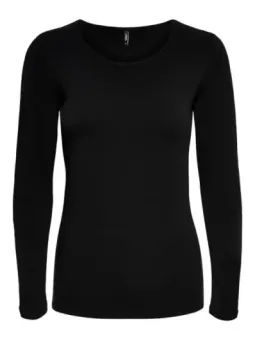 Dunkelgraues Damen Langarmshirt ONLY
