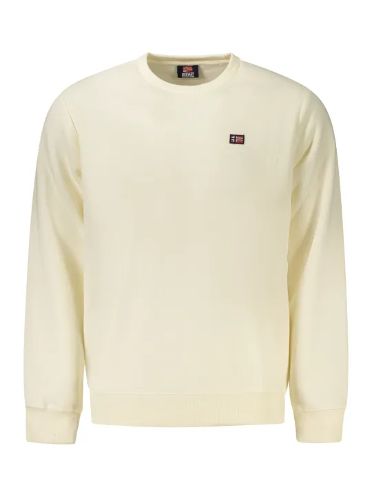 Miete das stilvolle Herren-Sweatshirt weiß von NORWAY 1963