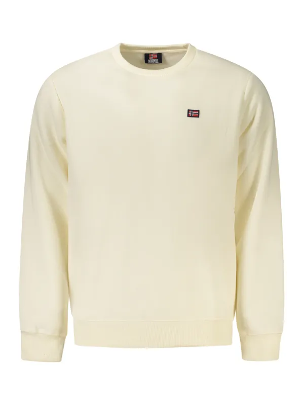 Miete das stilvolle Herren-Sweatshirt weiß von NORWAY 1963