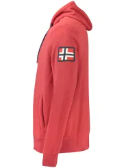 NORWAY 1963 Herren Fleece-Sweatshirt Rot mieten | Flex-Fashion