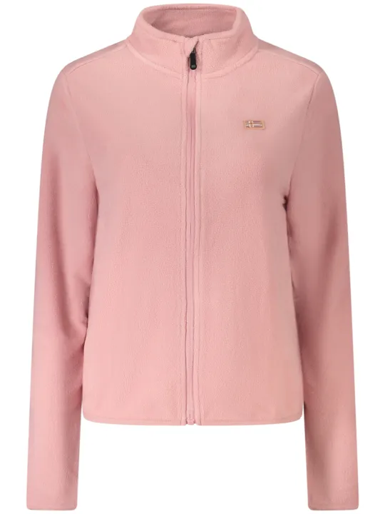 Rosa Damen Fleece-Sweatshirt mieten | Flex-Fashion Verleih