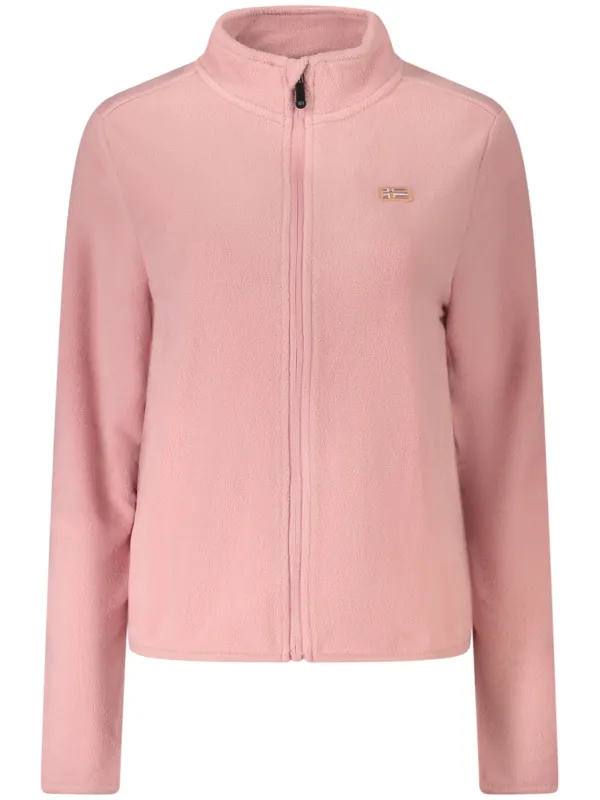 Rosa Damen Fleece-Sweatshirt mieten | Flex-Fashion Verleih