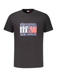Tommy Hilfiger Herren T-Shirt Schwarz mieten | Flex-Fashion