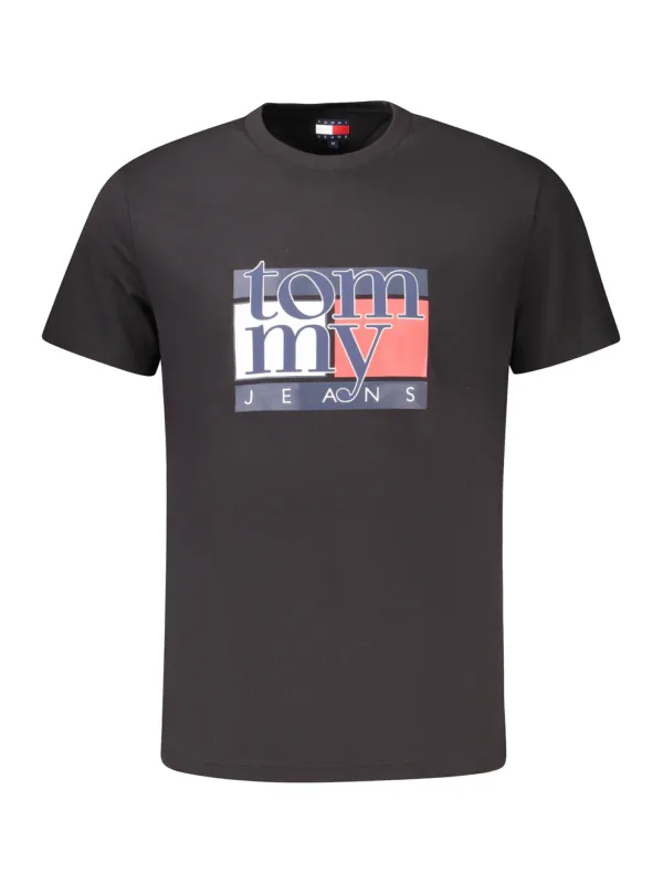 Tommy Hilfiger Herren T-Shirt Schwarz mieten | Flex-Fashion