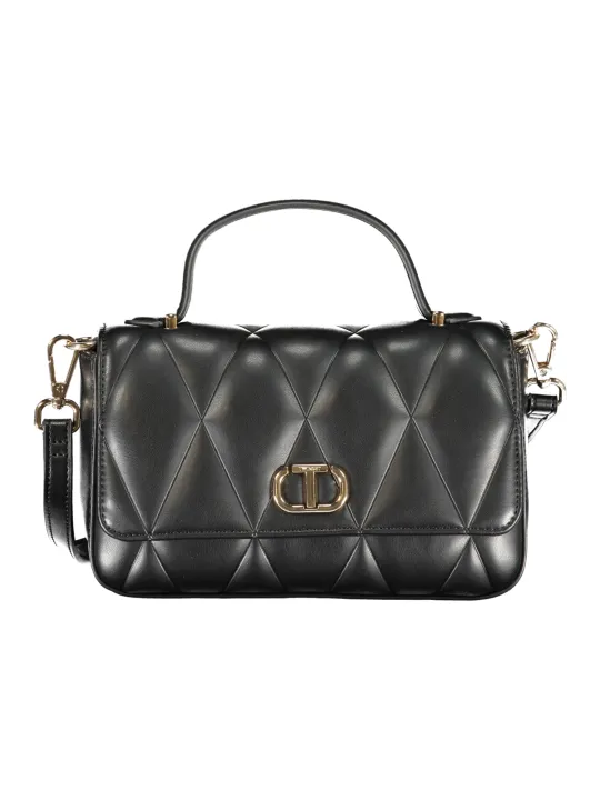Mieten Sie die stilvolle Twinset Schultertasche in Schwarz