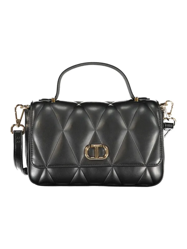 Mieten Sie die stilvolle Twinset Schultertasche in Schwarz