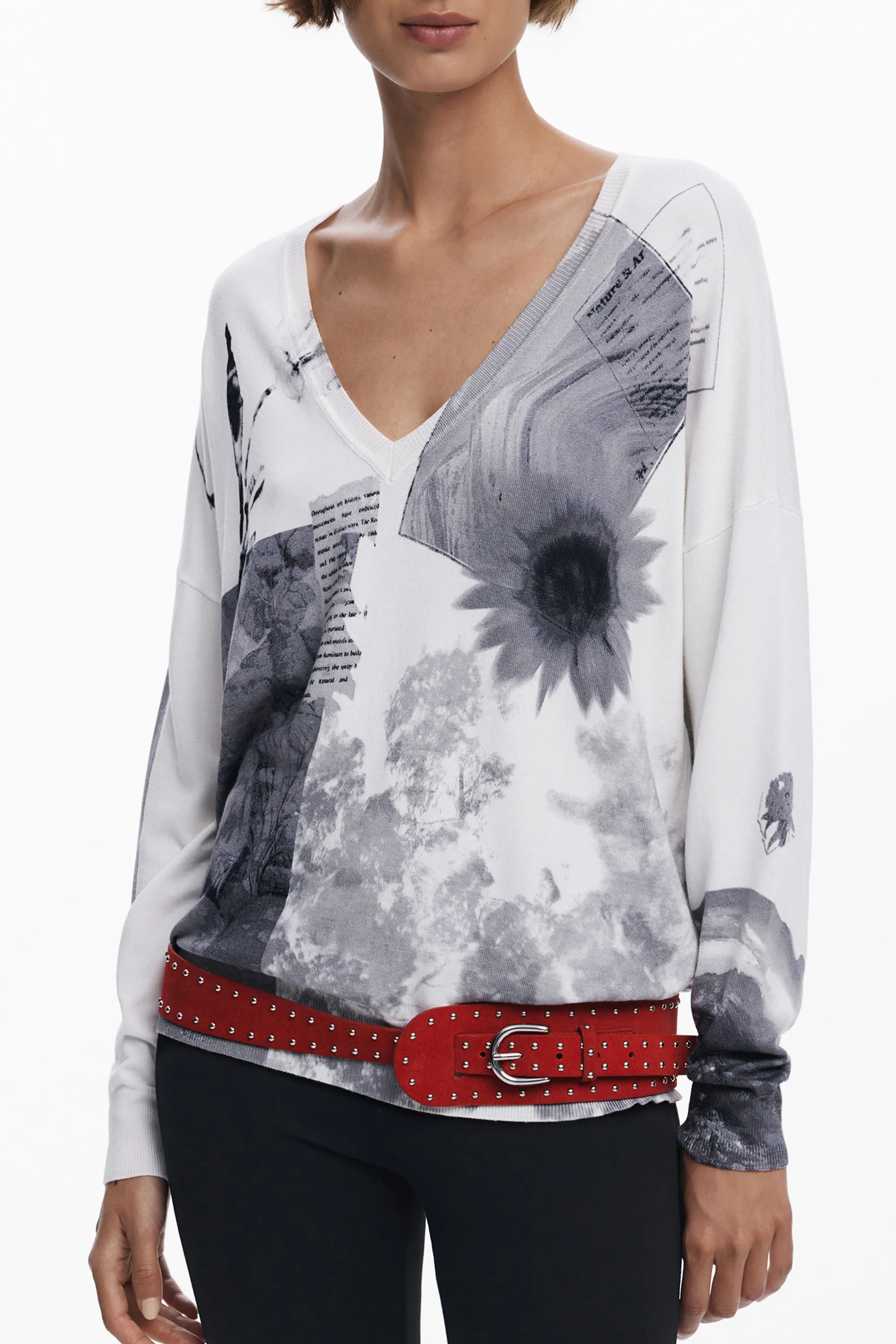 Damen T-SHIRT Weiß 25WWJF15_BI1000