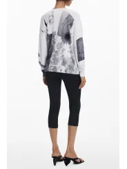 Desigual Damen T-Shirt Weiß mieten | Flex-Fashion Verleih