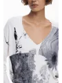 Desigual Damen T-Shirt Weiß mieten | Flex-Fashion Verleih
