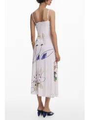 Desigual Damenkleid Weiß mieten - Flex-Fashion Verleih