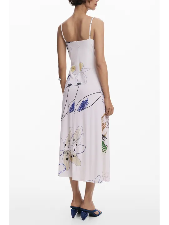 Desigual Damenkleid Weiß mieten - Flex-Fashion Verleih
