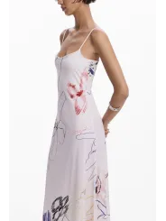 Desigual Damenkleid Weiß mieten - Flex-Fashion Verleih