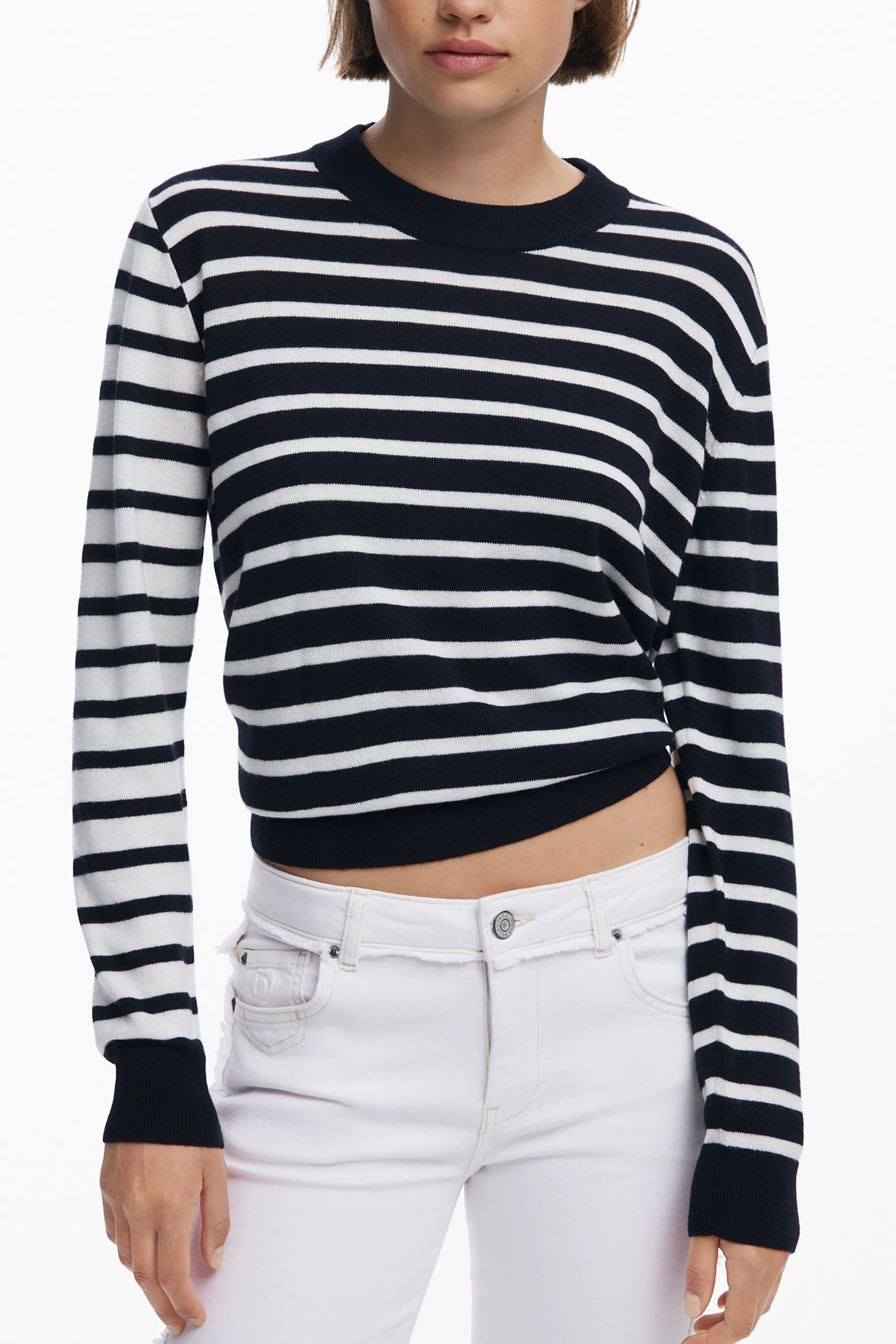 Damen PULLOVER Schwarz 25WWJF08_NE2000