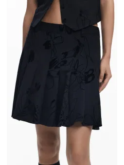 Desigual Damenrock Schwarz mieten | Flex-Fashion Verleih