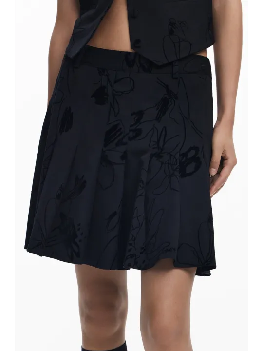 Desigual Damenrock Schwarz mieten | Flex-Fashion Verleih