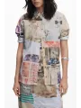 Desigual Damen Hemd Beige mieten - Flex-Fashion Verleih