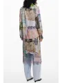 Desigual Damen Hemd Beige mieten - Flex-Fashion Verleih
