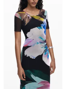 Desigual Damenkleid Schwarz mieten – Flex-Fashion Verleih