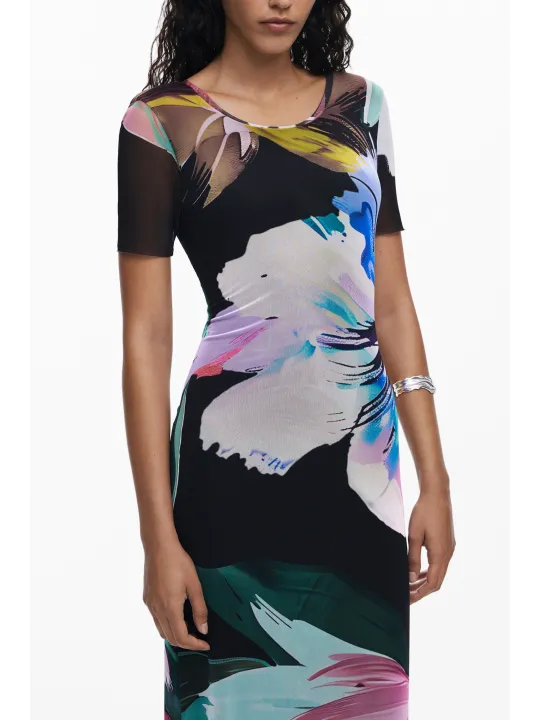 Desigual Damenkleid Schwarz mieten – Flex-Fashion Verleih