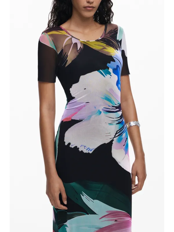 Desigual Damenkleid Schwarz mieten – Flex-Fashion Verleih