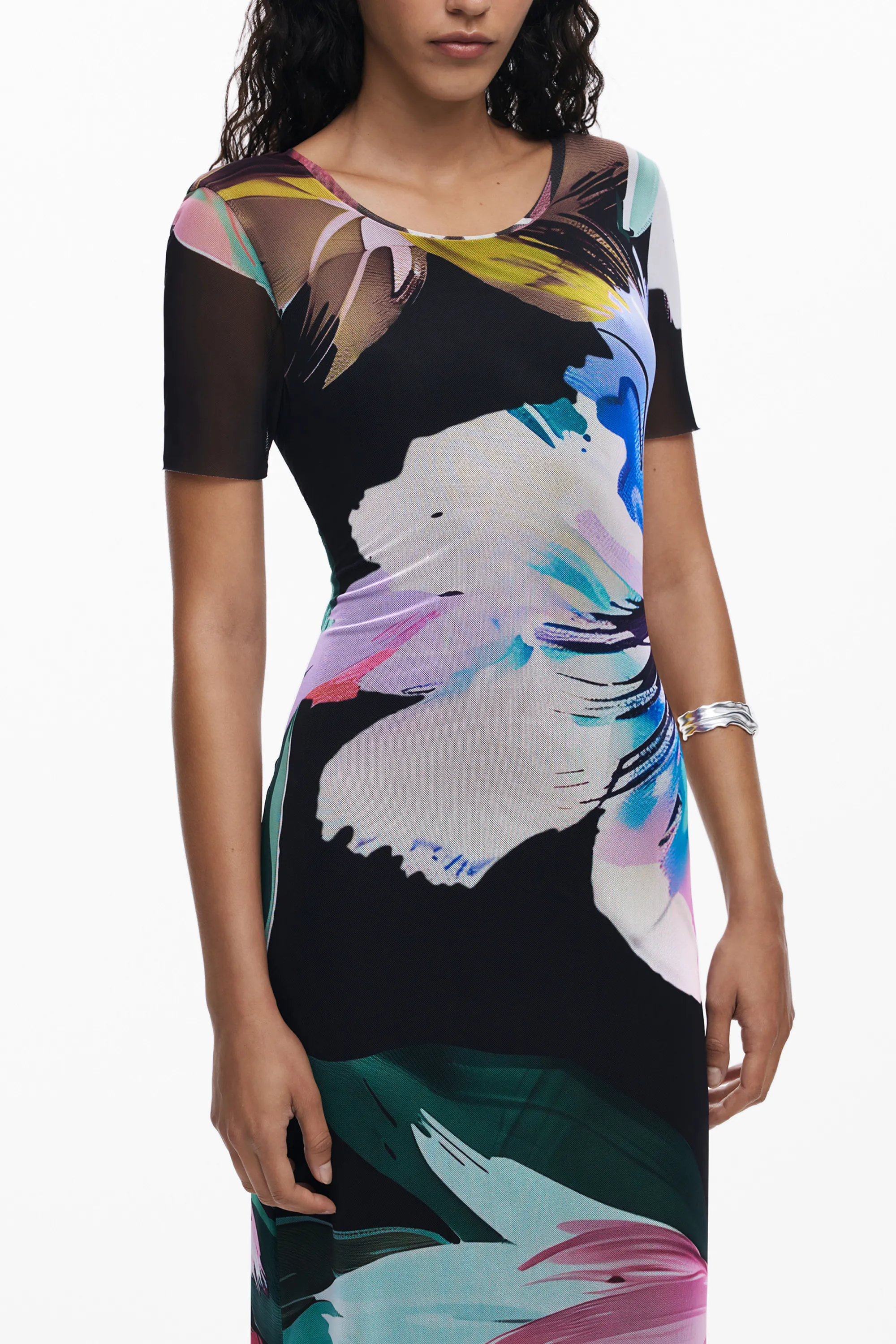 Damen KLEID Schwarz 25WWVK19_NE2000