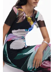 Desigual Damenkleid Schwarz mieten – Flex-Fashion Verleih