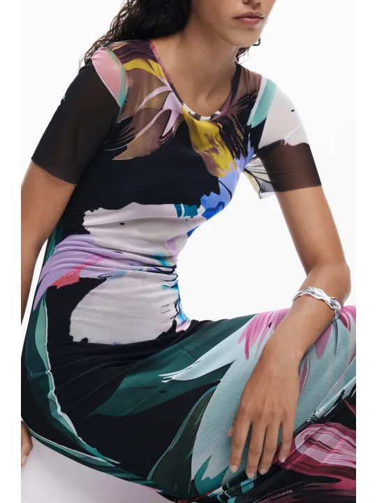 Desigual Damenkleid Schwarz mieten – Flex-Fashion Verleih