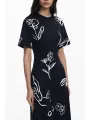 Desigual Damen Kleid Schwarz mieten - Flex-Fashion Verleih