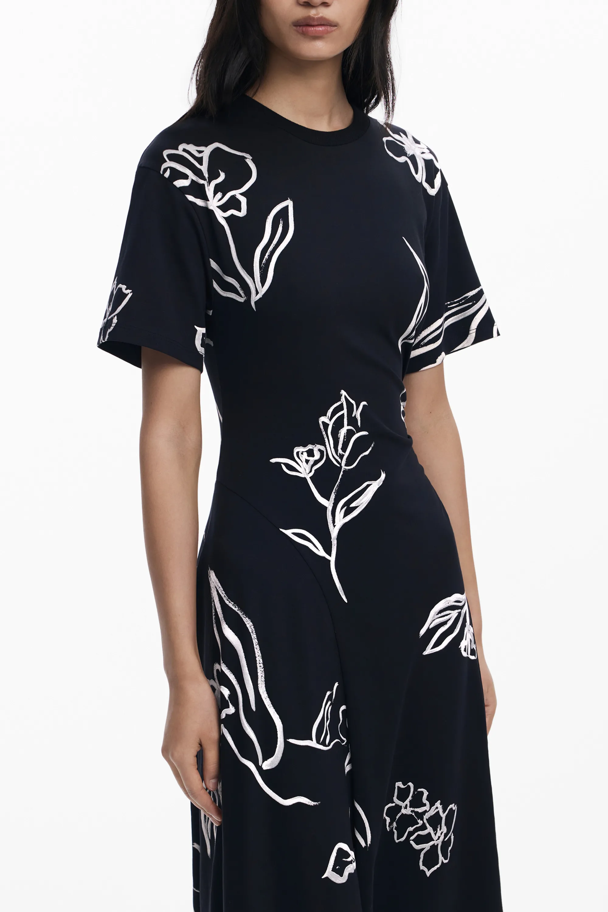 Damen KLEID Schwarz 25WWVK44_NE2000