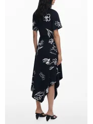 Desigual Damen Kleid Schwarz mieten - Flex-Fashion Verleih