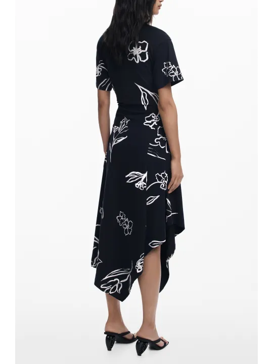Desigual Damen Kleid Schwarz mieten - Flex-Fashion Verleih
