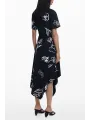 Desigual Damen Kleid Schwarz mieten - Flex-Fashion Verleih