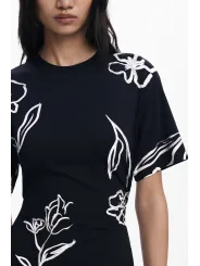 Desigual Damen Kleid Schwarz mieten - Flex-Fashion Verleih