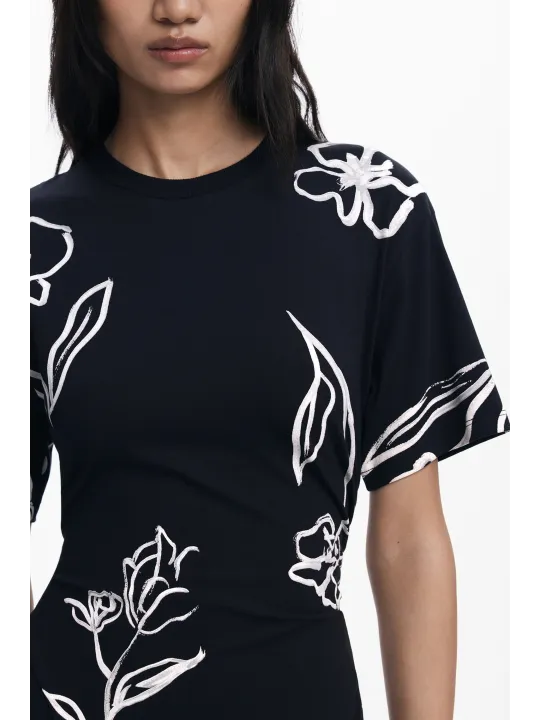 Desigual Damen Kleid Schwarz mieten - Flex-Fashion Verleih