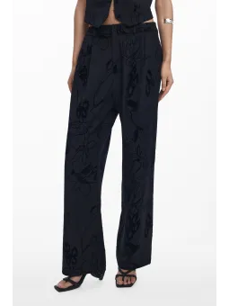 Desigual Damen Palazzo-Hose Schwarz leihen | Flex-Fashion