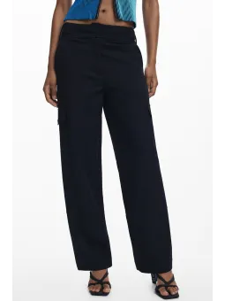 Desigual Palazzo-Hose Damen Schwarz mieten | Flex-Fashion