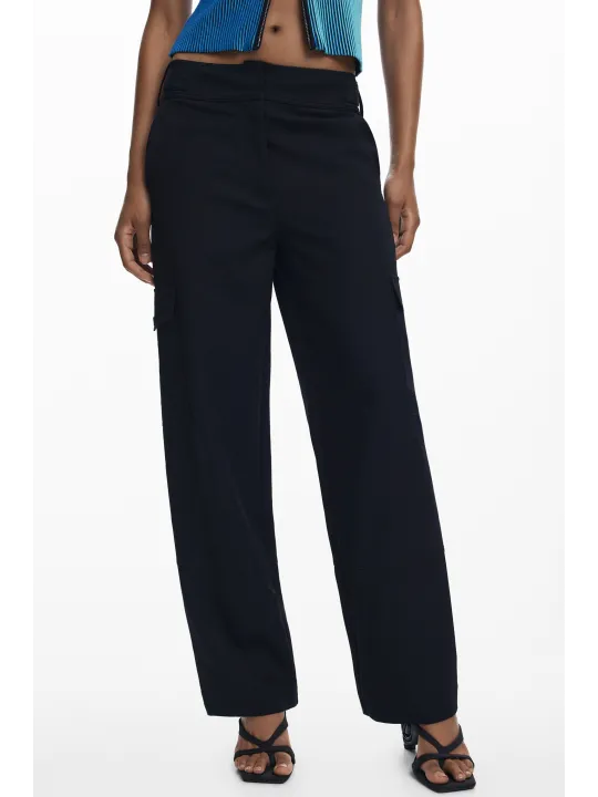 Desigual Palazzo-Hose Damen Schwarz mieten | Flex-Fashion