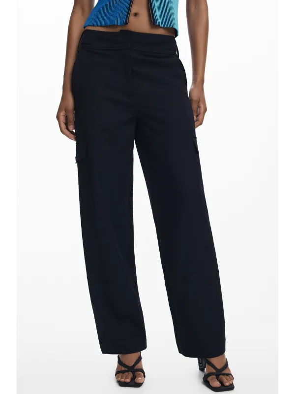 Desigual Palazzo-Hose Damen Schwarz mieten | Flex-Fashion