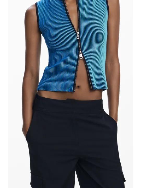 Desigual Palazzo-Hose Damen Schwarz mieten | Flex-Fashion