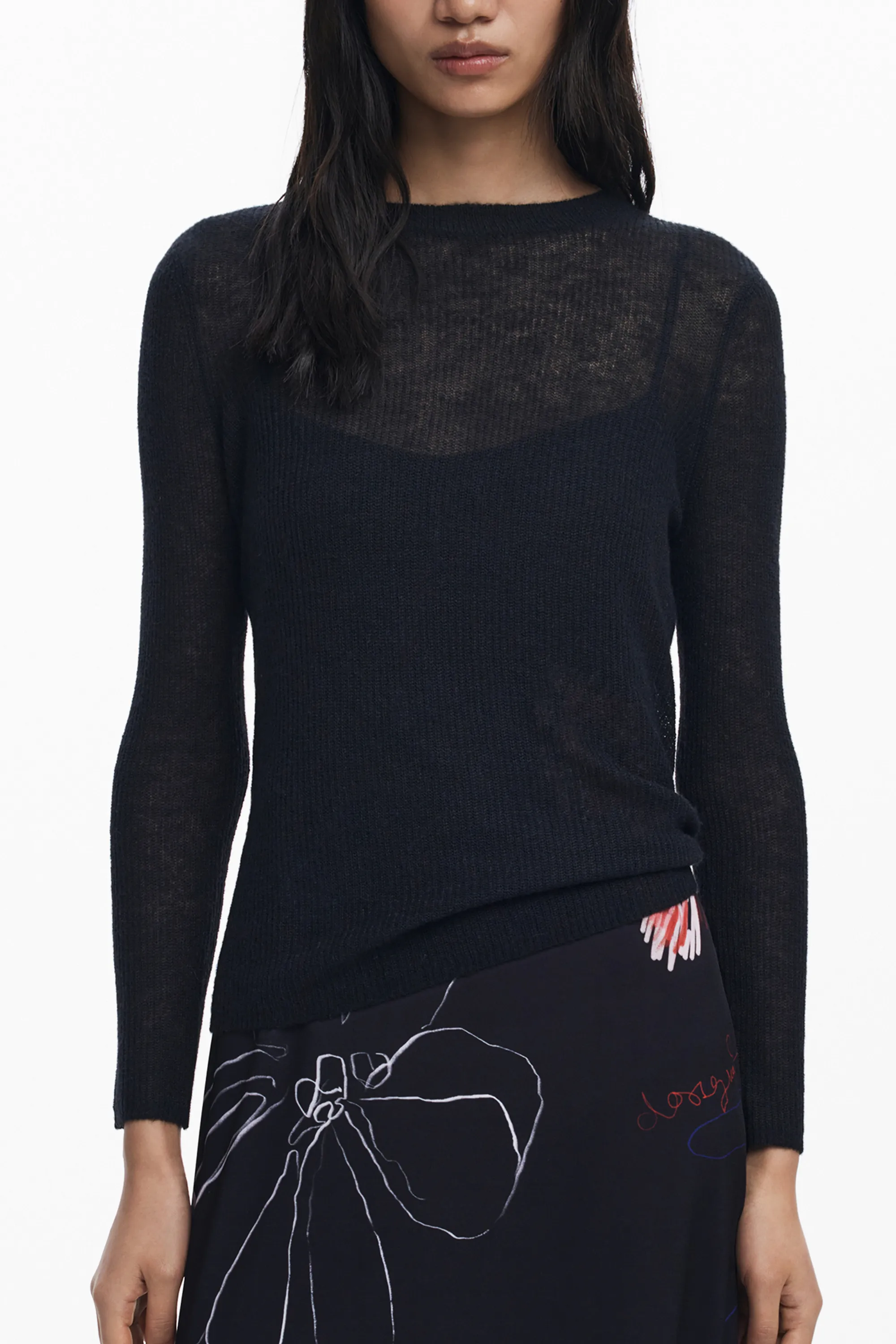 Damen KLEID Schwarz 25WWVK25_NE2000