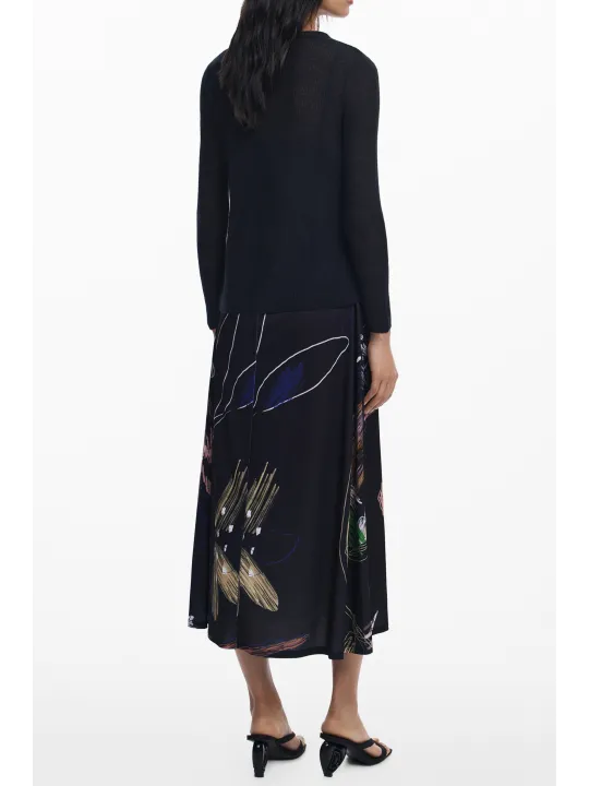 Desigual Damen Kleid Schwarz mieten | Flex-Fashion Verleih