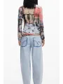 Desigual Damen Hemd Rosa mieten | Flex-Fashion Verleih