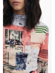 Desigual Damen Hemd Rosa mieten | Flex-Fashion Verleih
