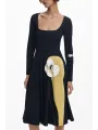 Desigual Damen Kleid Schwarz mieten | Flex-Fashion Verleih