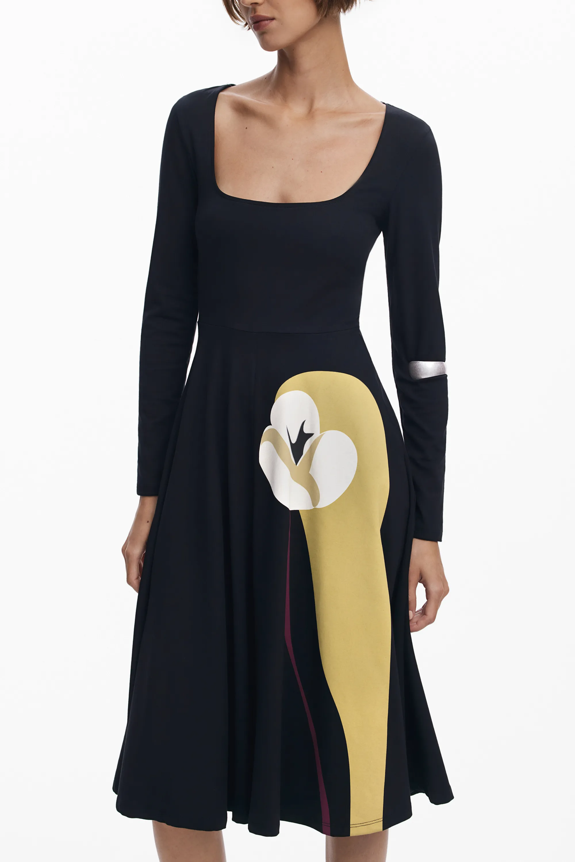 Damen KLEID Schwarz 25WWVK29_NE2000
